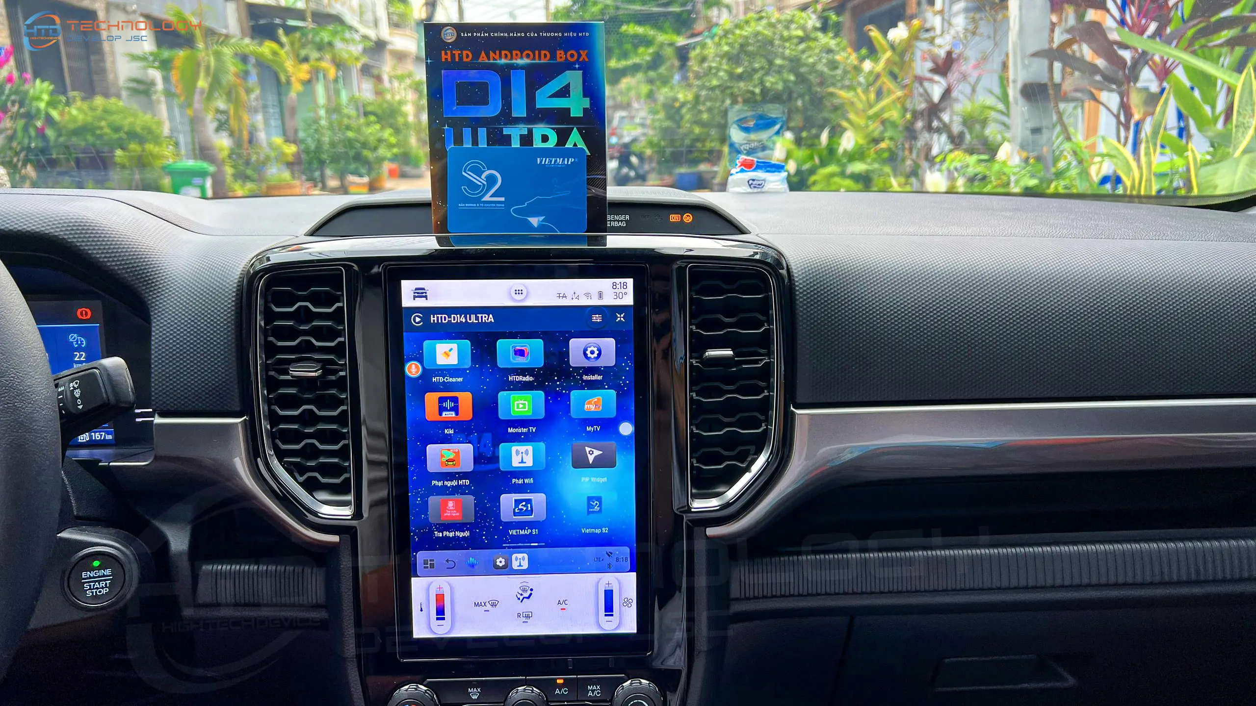  Android Box ô tô Ford Everest 2024 tích hợp trợ lý giọng nói thông minh