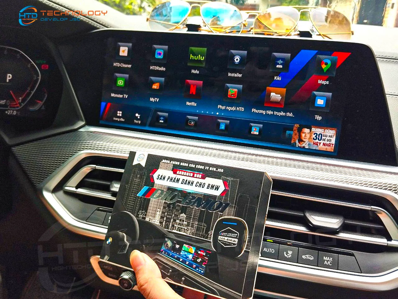 Android Box ô tô i8 BMW giữ Zin màn hình xe