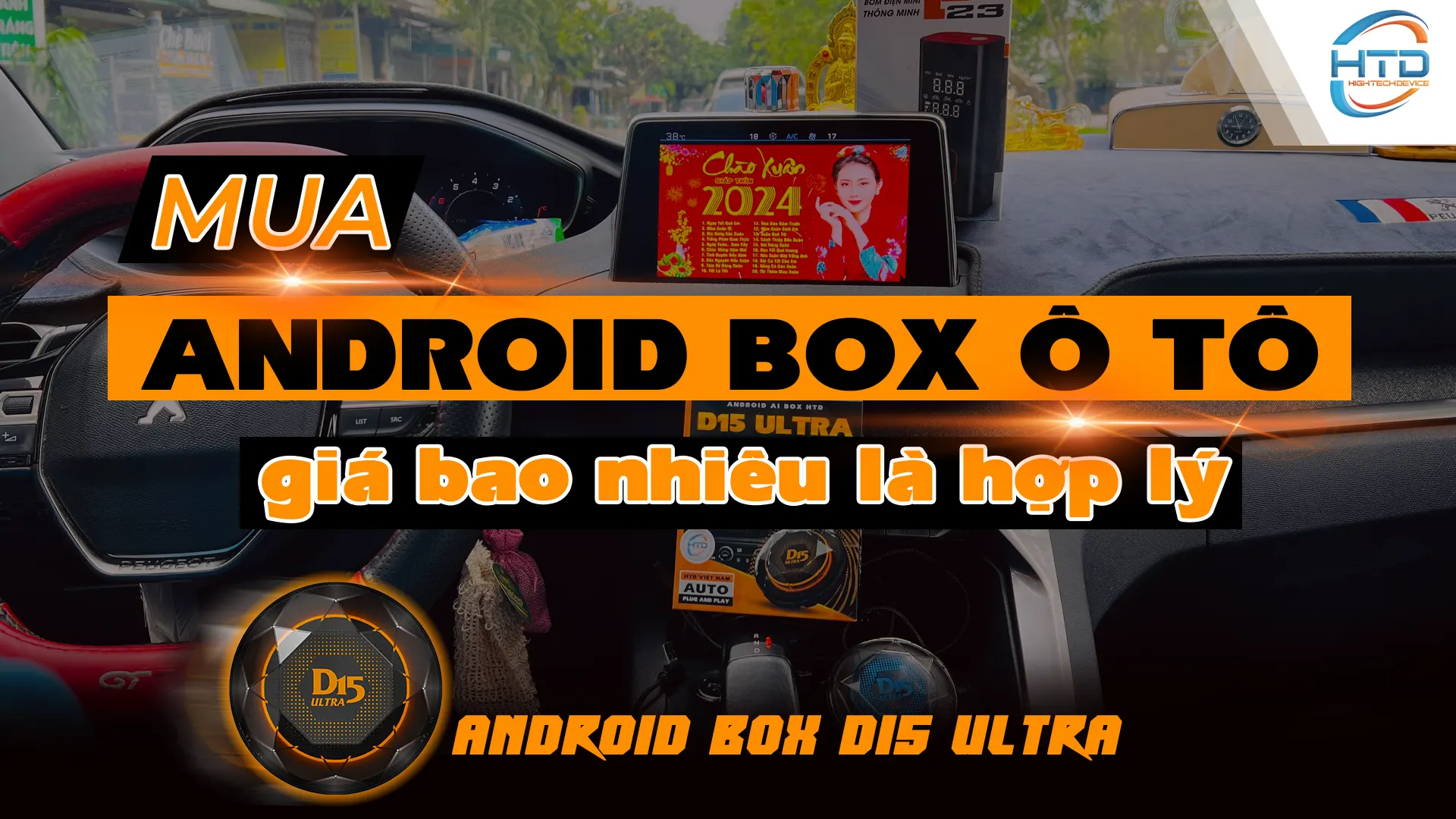 android box cho ô tô d15 ultra