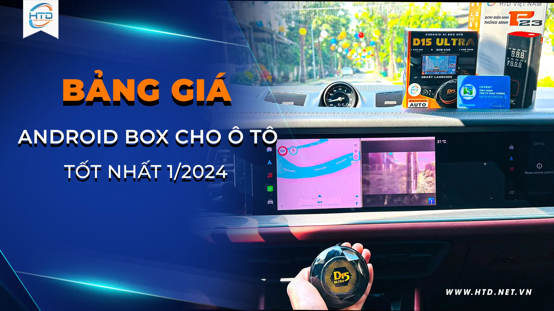 bảng giá android box cho ô tô 1/2024