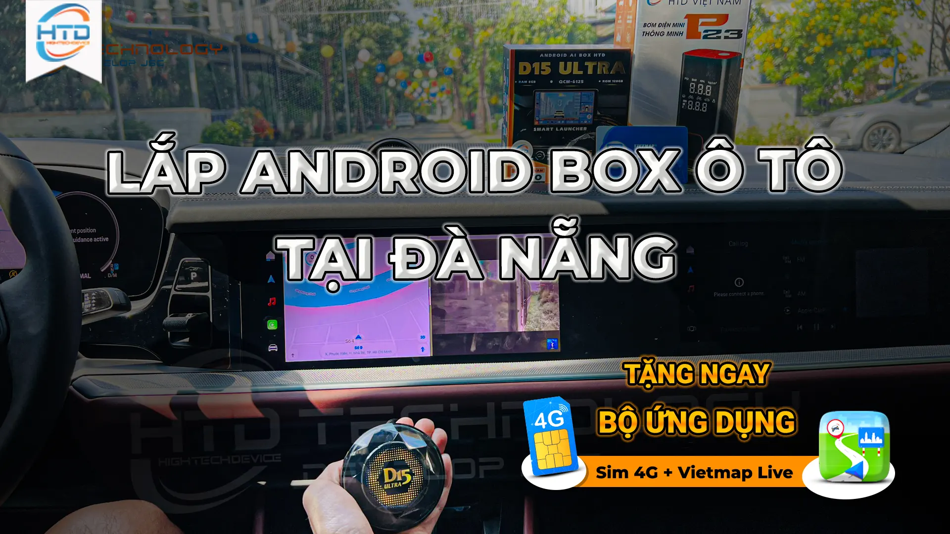 lắp android box cho ô tô tại đà nẵng