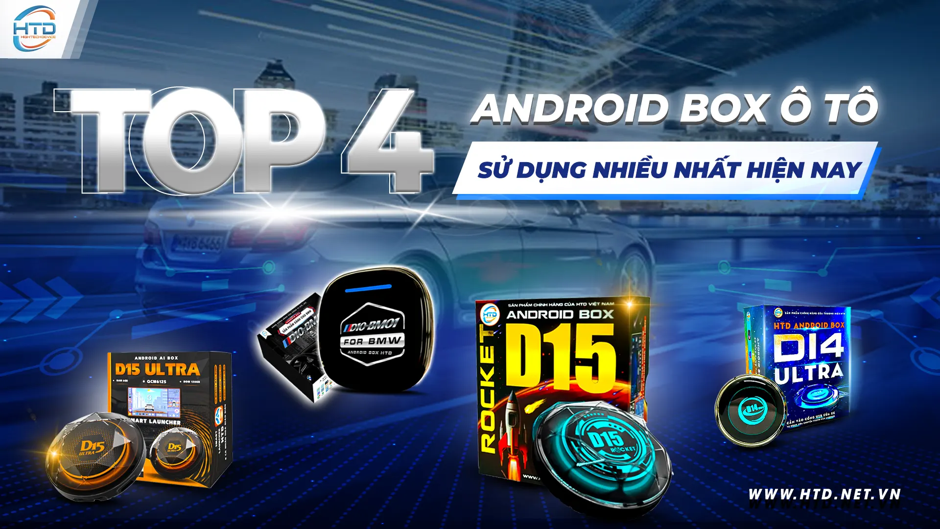 TOP 4 sản phẩm android box dành cho ô tô tốt nhất
