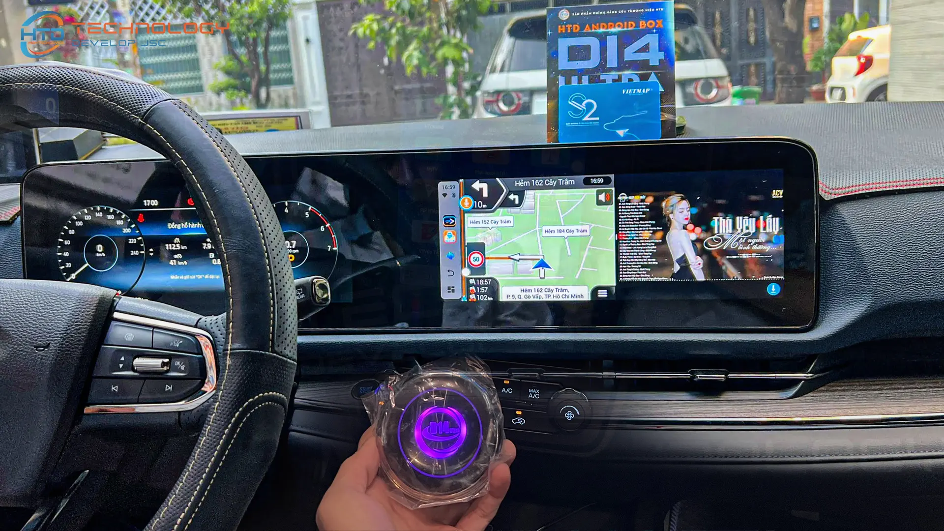 Lắp đặt Carplay AI Box cho ô tô Kia