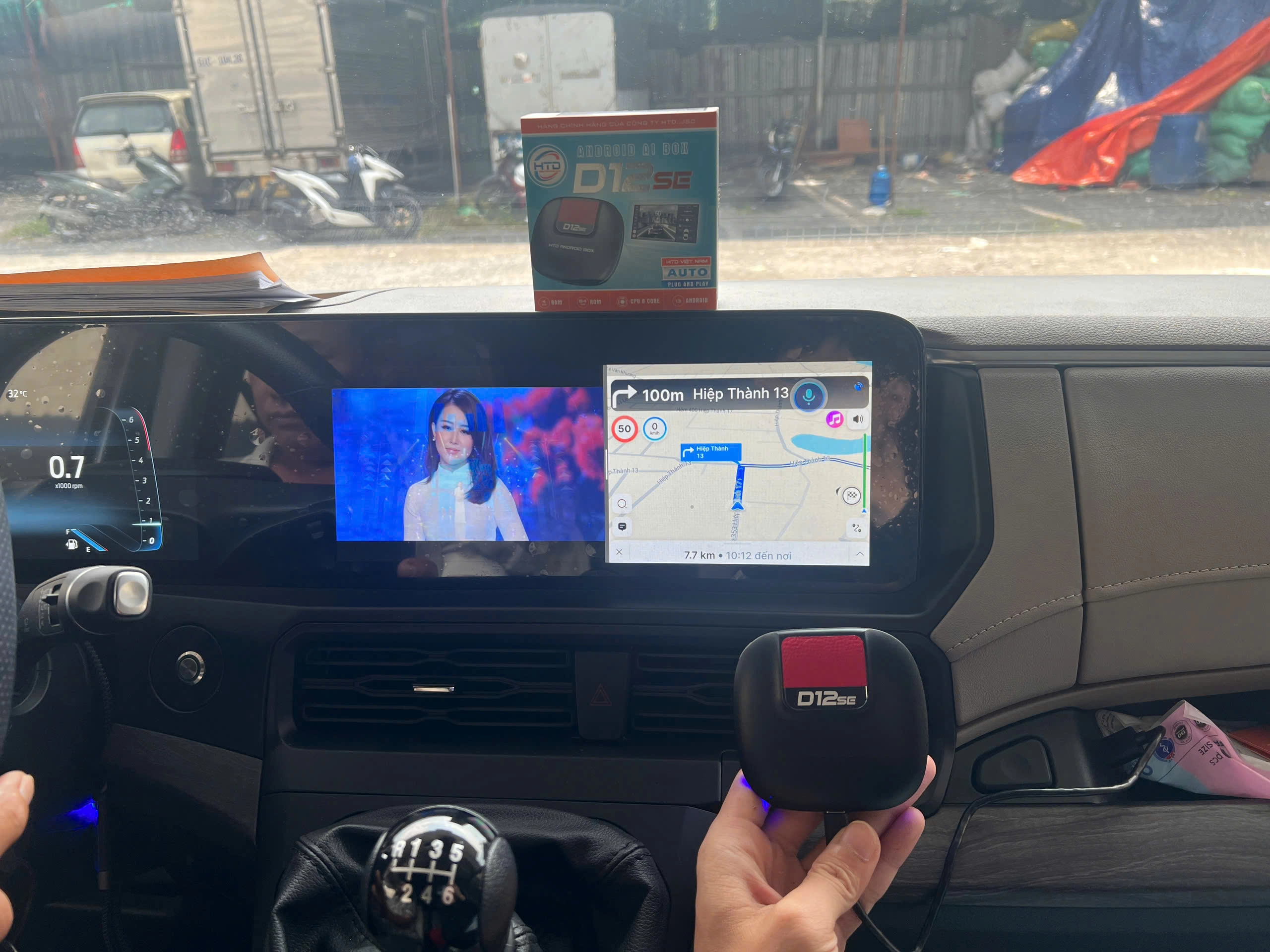 HTD D12SE - Android box cho Ford Transit được ưa chuộng nhất hiện nay