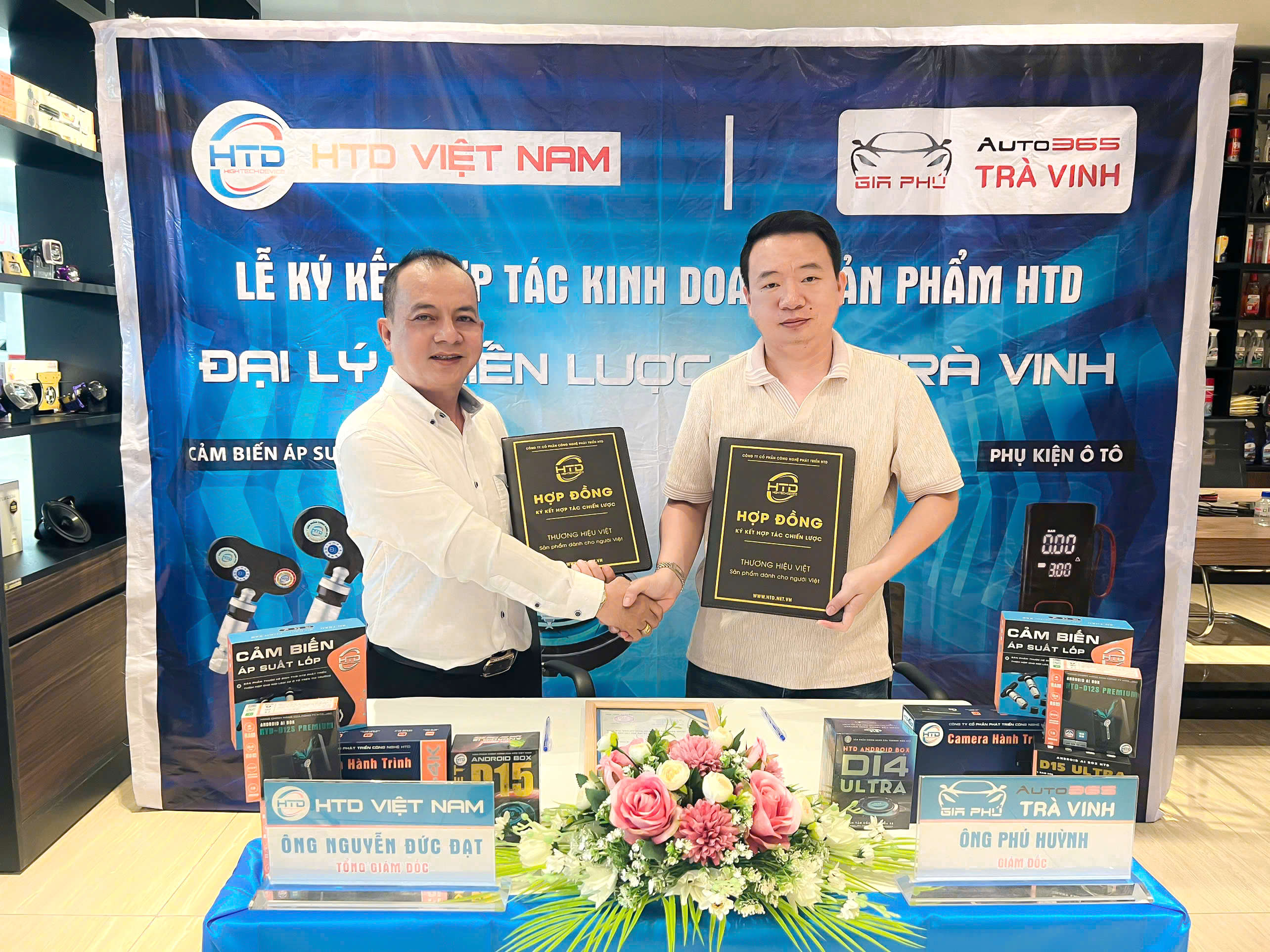 HTD Việt Nam chính thức ký kết đại lý Auto365 Trà Vinh