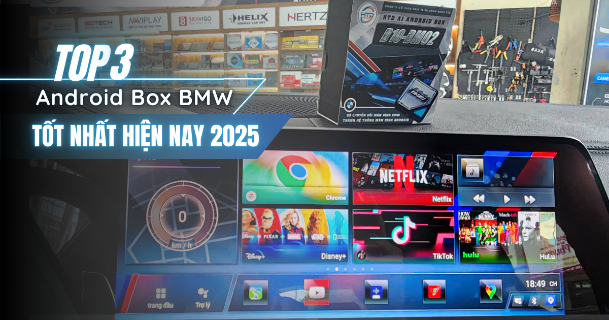 android box cho ô tô bmw 2025