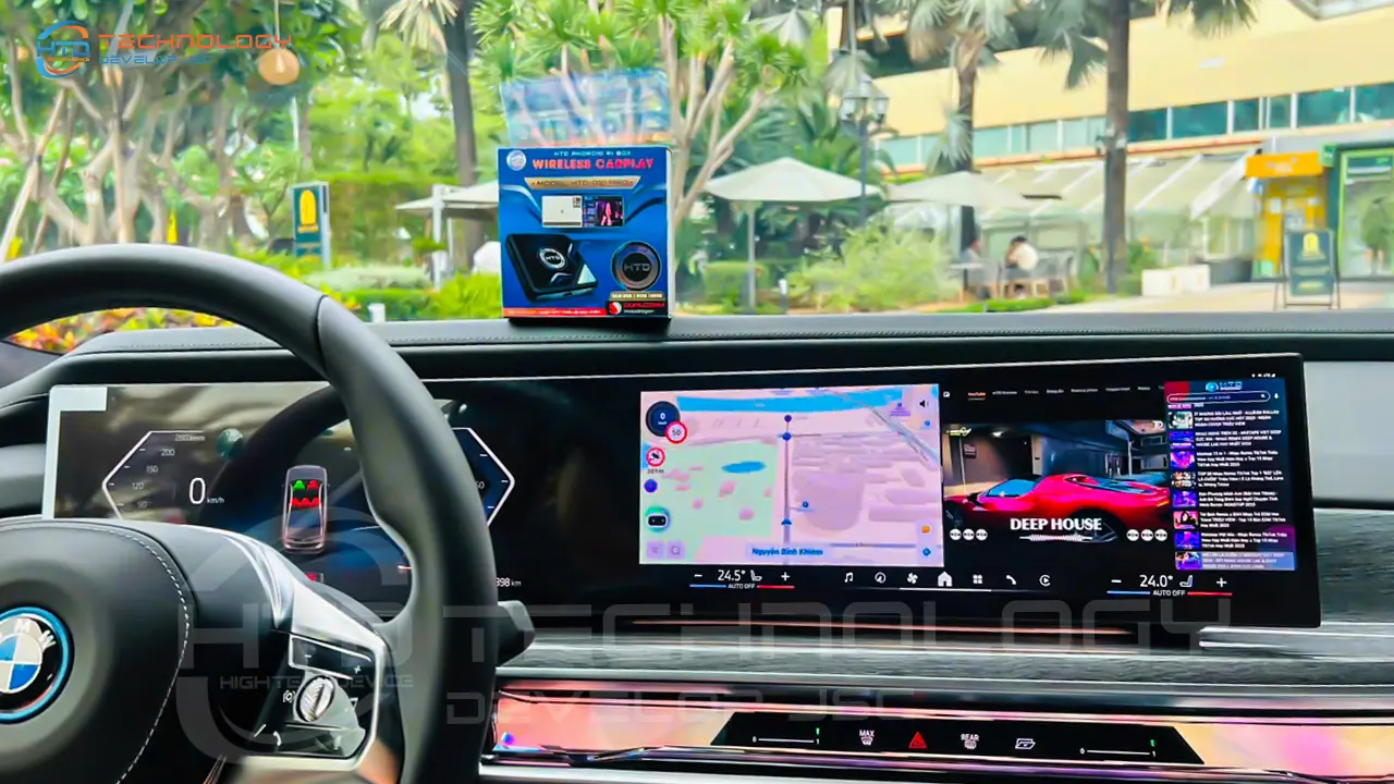 Giải trí không giới hạn trên Android Box cho BMW i7