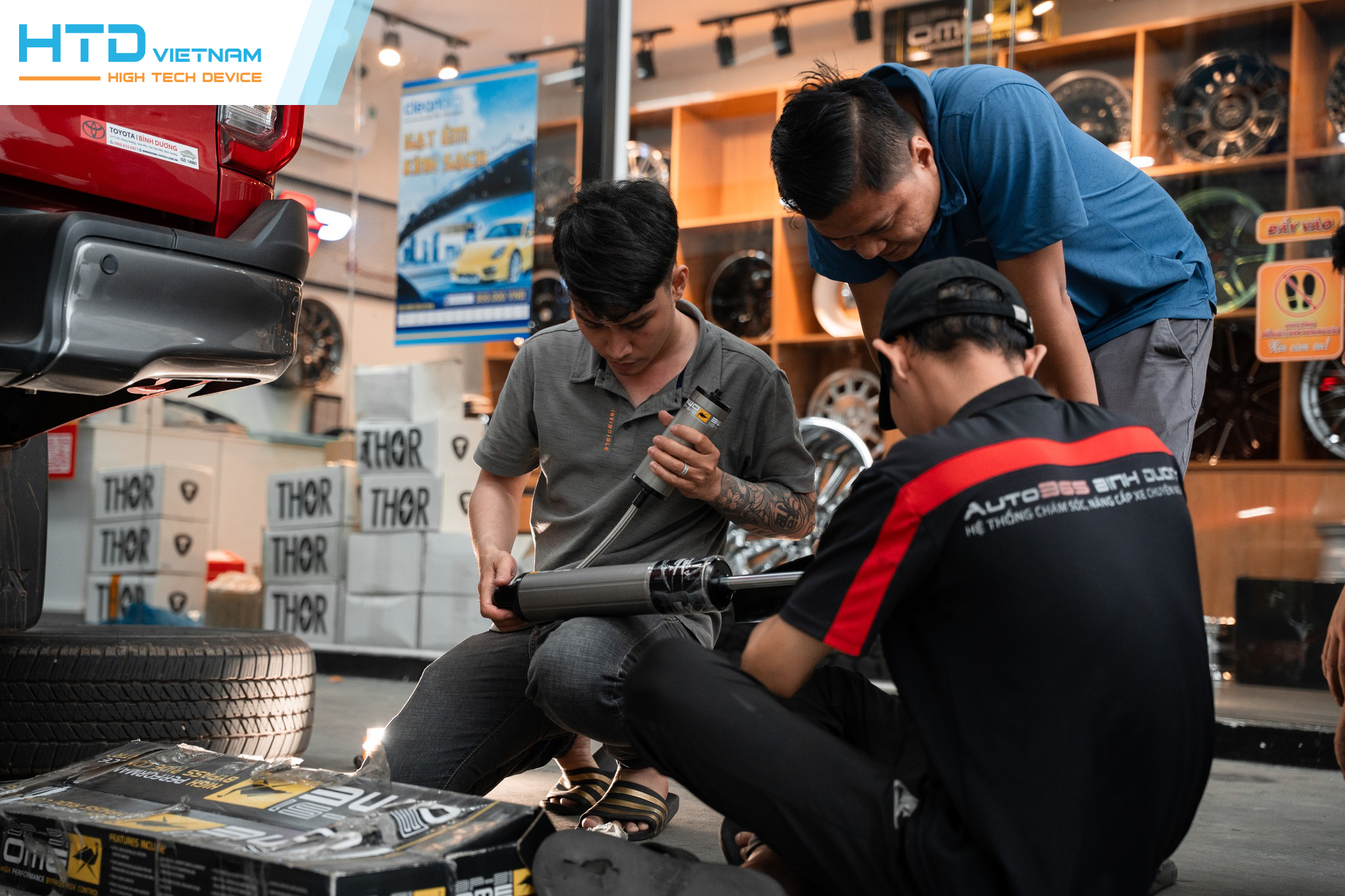 Độ phuộc tại Auto365 Bình Dương