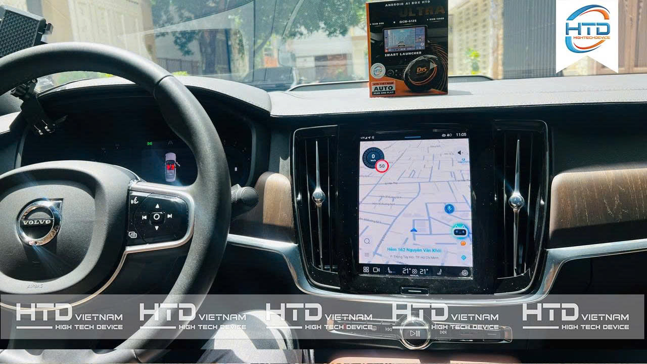 HTD Android Box D15 Ultra và Volvo S90