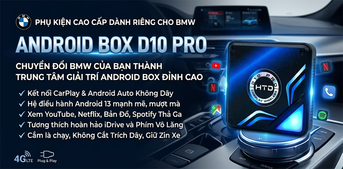Android Box Cho BMW 840i Gran Coupe Tốt Nhất Hiện Nay