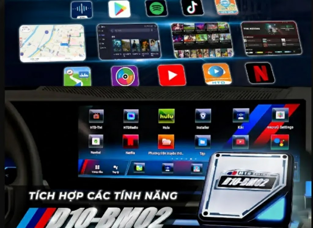 Android Box cho BMW X1 có Vietmap mới nhất 2025.