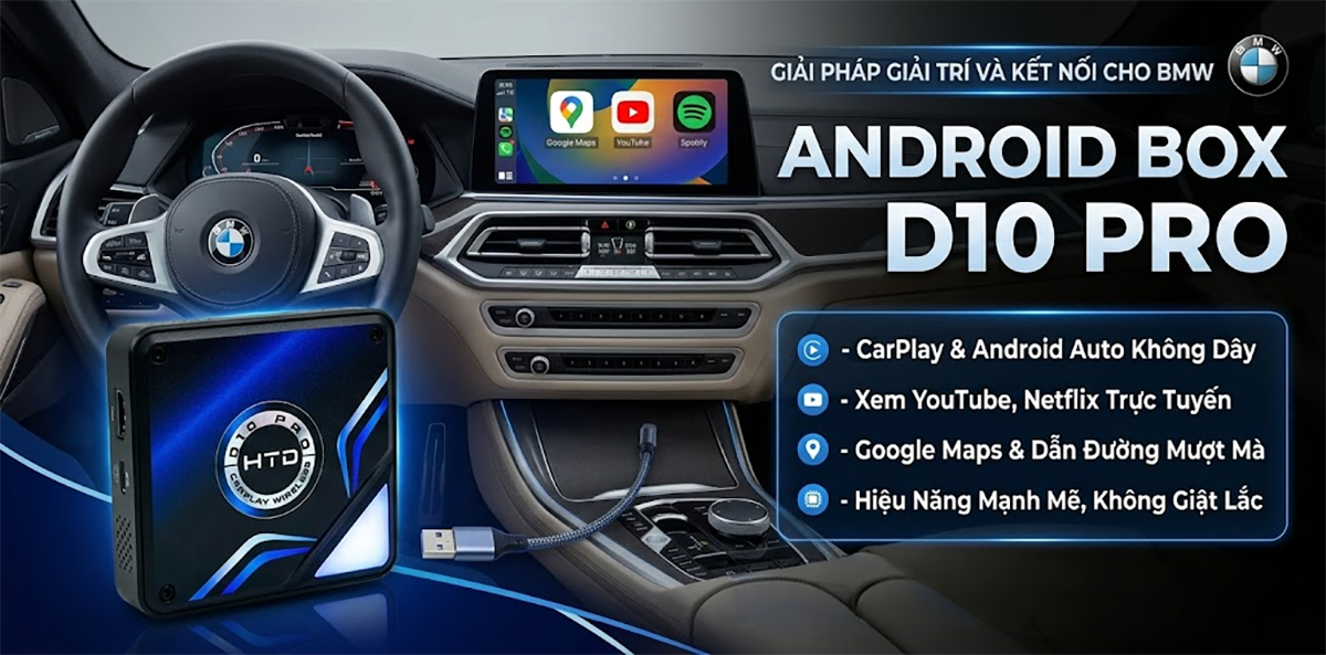 Android Box Cho BMW X3 sDrive20i Đáng Mua Nhất Tháng 4/2026