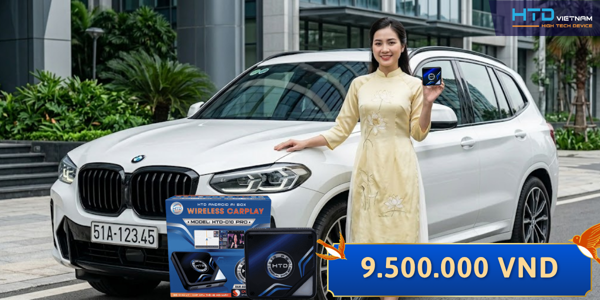 Android Box Cho BMW X3 xDrive30i M Sport Có Gắn Sim 4G Hỗ Trợ Giải Trí.