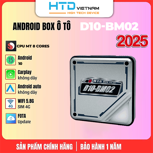 Android Box cho BMW X3 xDrive30i M Sport có gắn sim 4G hỗ trợ giải trí.