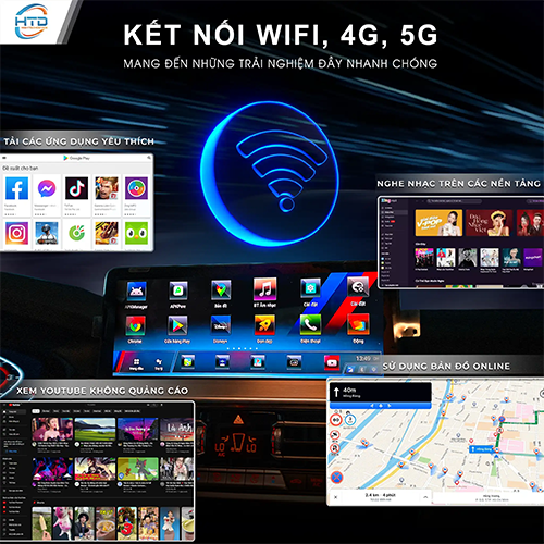 Android Box cho BMW X5 xDrive40i xLine Plus xem được Youtube mượt nhất trên thị trường.