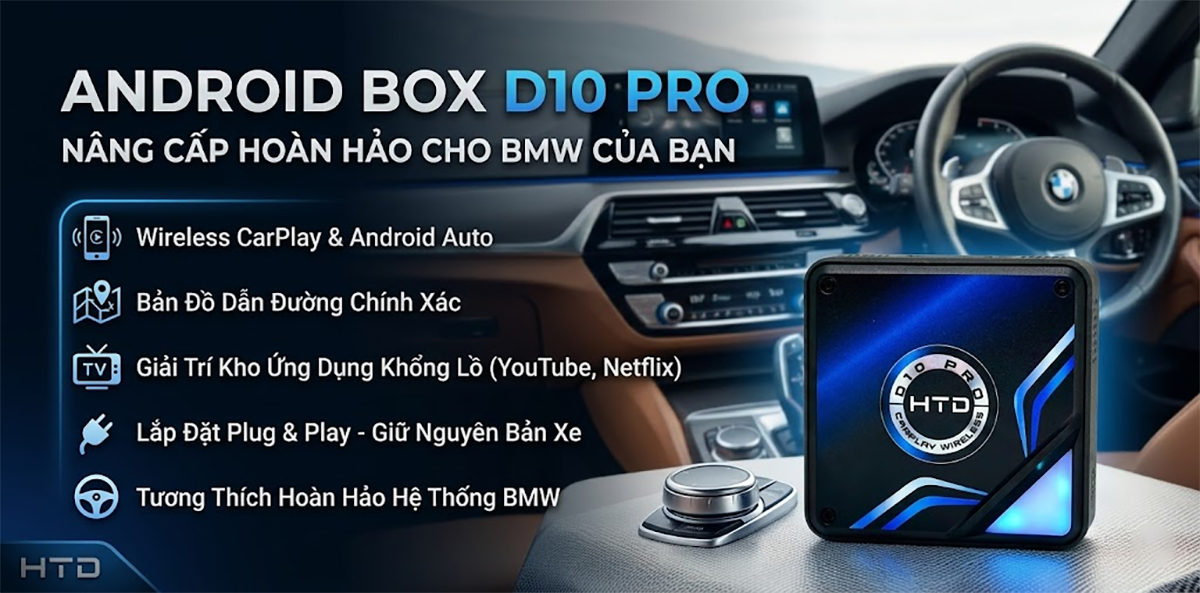 Android Box Cho BMW XM Hiện Đại Nhưng Giá Rẻ Nhất