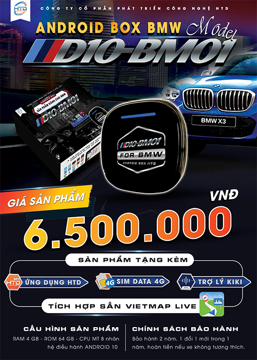 Android Box cho BMW XM hiện đại nhưng giá rẻ nhất.