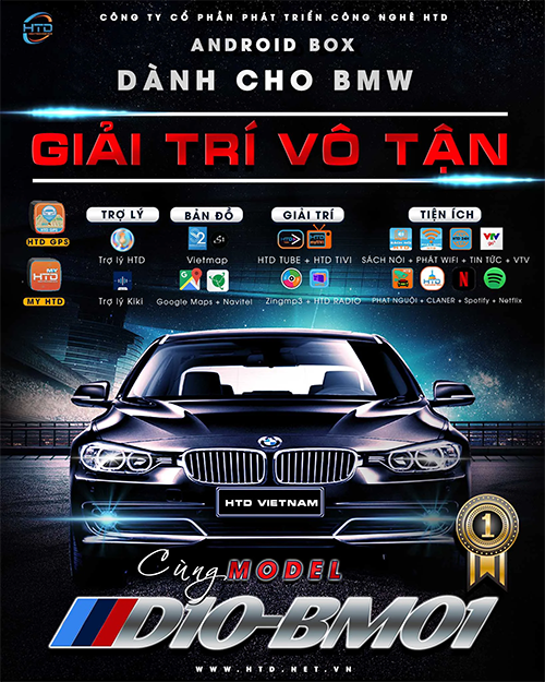 Android Box cho BMW XM hiện đại nhưng giá rẻ nhất.