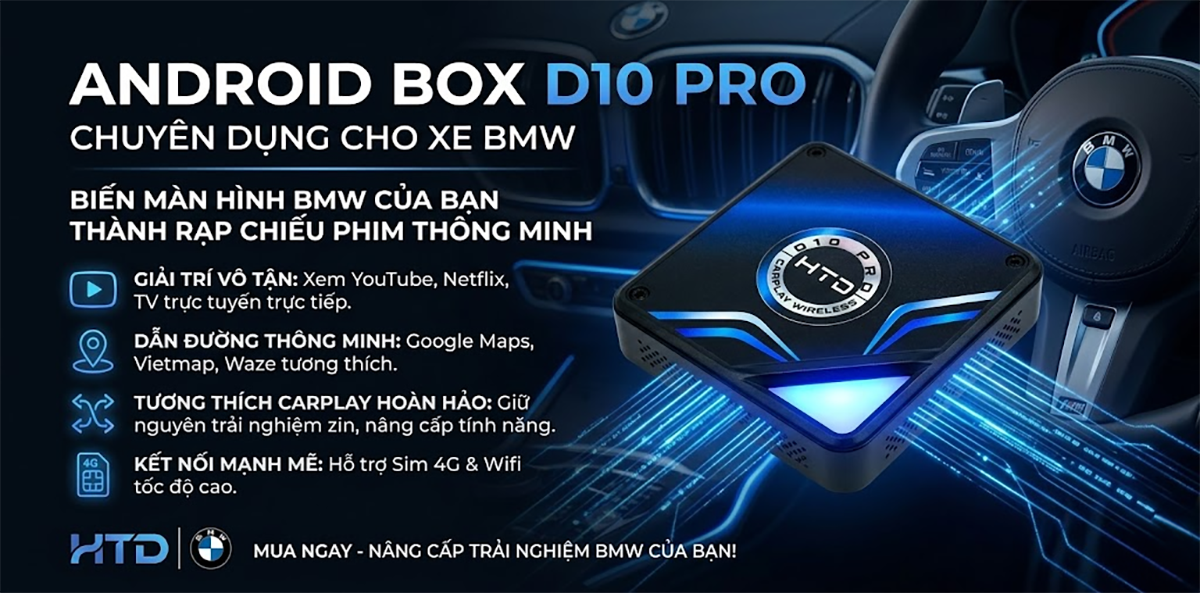 Android Box Cho BMW Z4 sDrive20i Full Chức Năng Rẻ Nhất