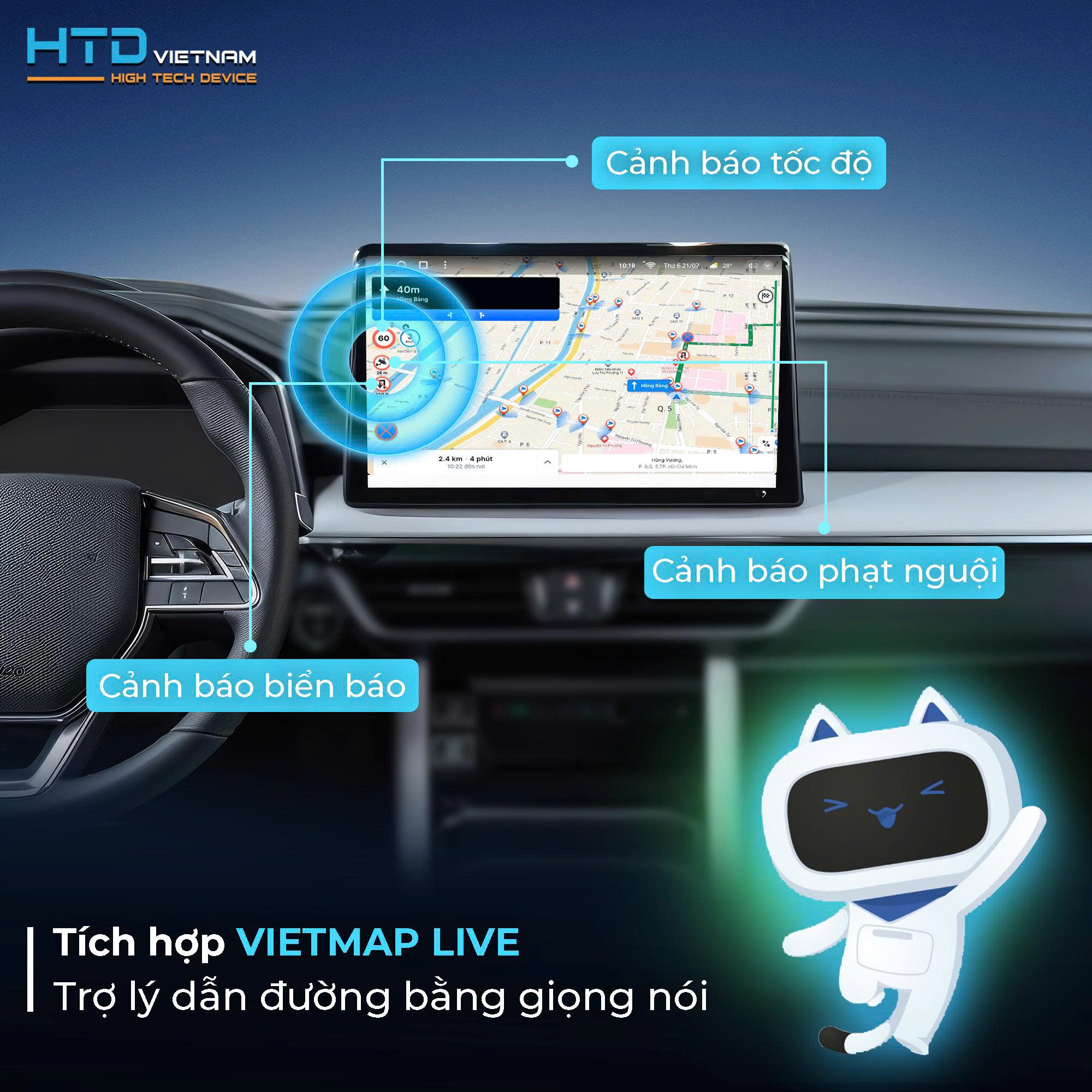 HTD Android Box D12SE NEW – Bộ chuyển đổi màn hình thế hệ mới