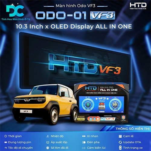 Bạn muốn nâng tầm trải nghiệm lái xe? Hãy gắn màn hình ODO VF3 có camera