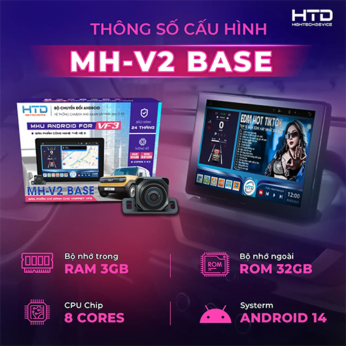 Màn hình Android VF3 giá dưới 8 triệu mới nhất 2025
