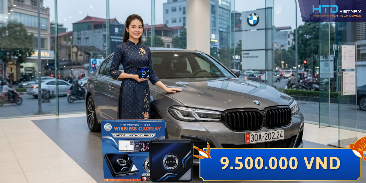 Mẫu Android Box Cho BMW 520i M Sport Hot Nhất 2026