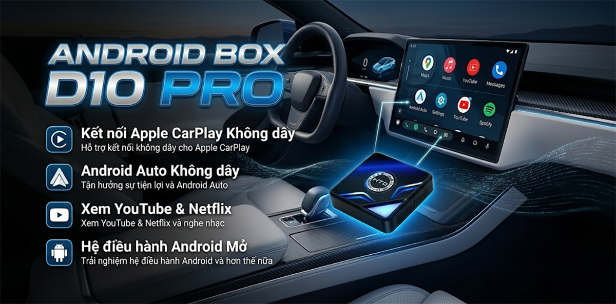Mẫu Android Box Cho BMW 520i M Sport Hot Nhất 2026