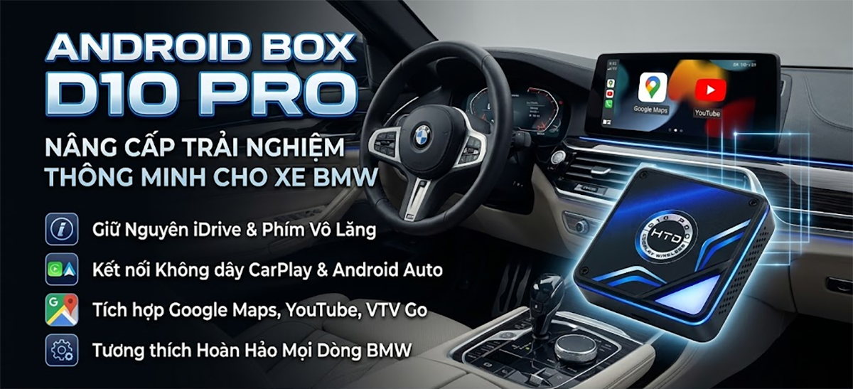 Mẫu Android Box Cho BMW X6 Giá Dưới 10 Triệu Mới Nhất 2026