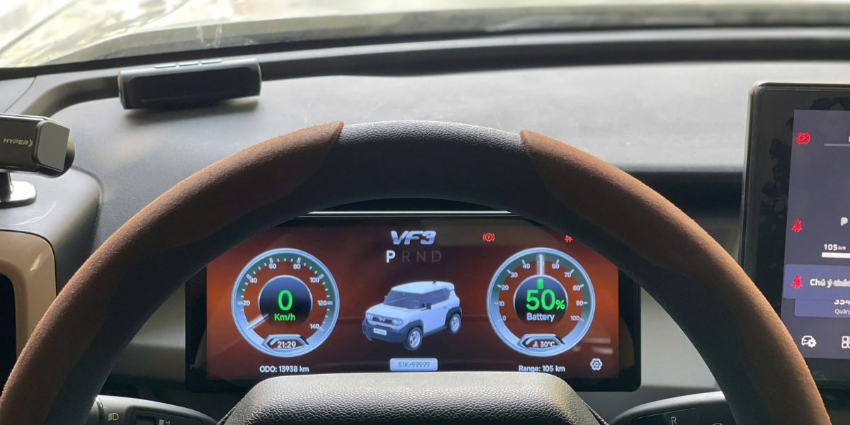 Màn hình ODO Vinfast VF3 - Hiện đại, chuyên nghiệp, đẳng cấp.