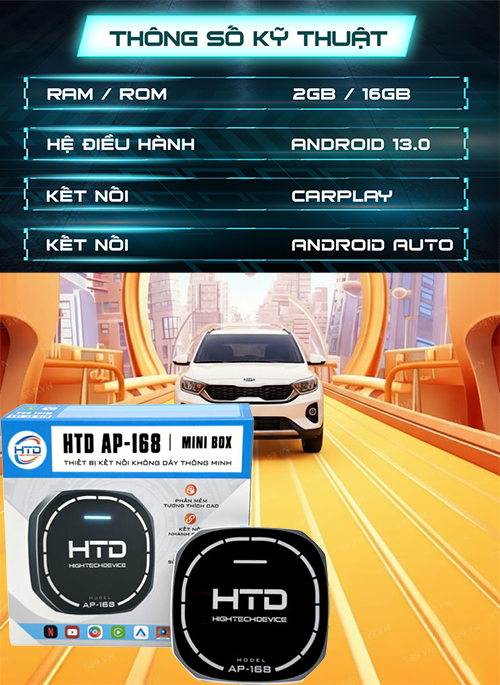 Android Box điều khiển bằng giọng nói dưới 5 triệu cho KIA Sonet Deluxe MT.