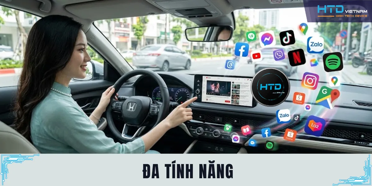 Android Box được tích hợp nhiều ứng dụng giải trí