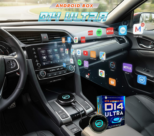 Android Box cao cấp cho Honda Accord Hybrid - Biến màn hình của xe thành smartphone.