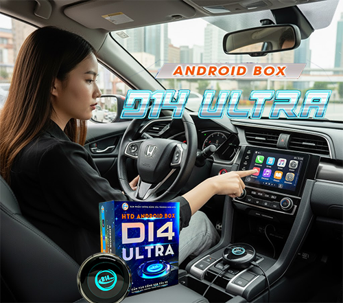 Android Box cao cấp cho Honda Accord Hybrid - Biến màn hình của xe thành smartphone.