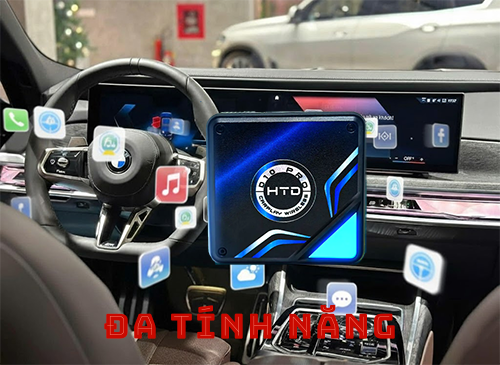 Android Box cho BMW 735i M Sport – biến màn zin thành smart, chạy YouTube cực nhanh