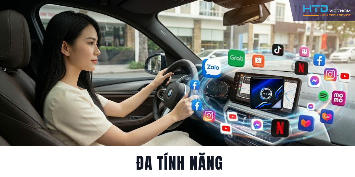 Android Box Cho BMW iX3 Không Dây, Dễ Dàng Lắp Ráp Nhất 2026