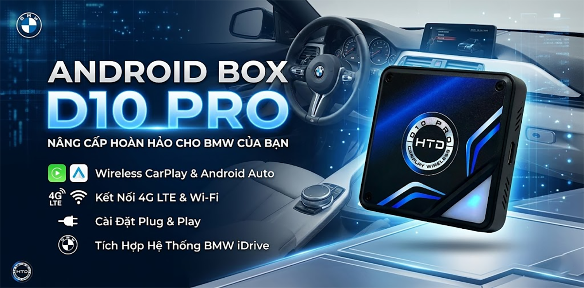 Android Box Cho BMW iX3 Không Dây, Dễ Dàng Lắp Ráp Nhất 2026