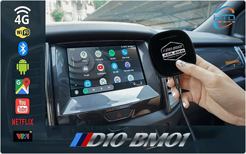 Android Box cho BMW iX3 không dây, dễ dàng lắp ráp nhất 2025.