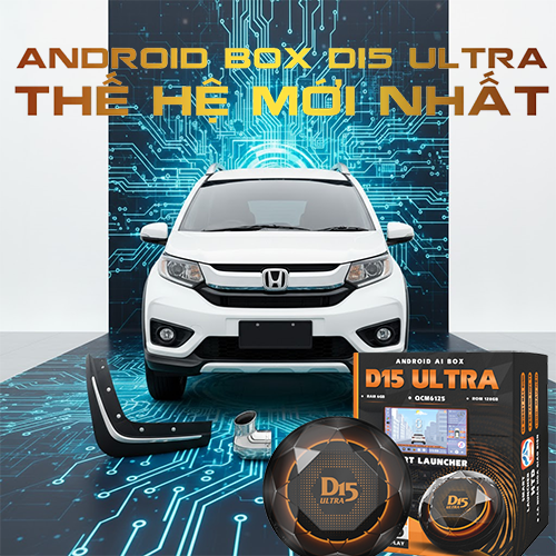 Android Box cho Honda BR-V G kết nối qua USB.