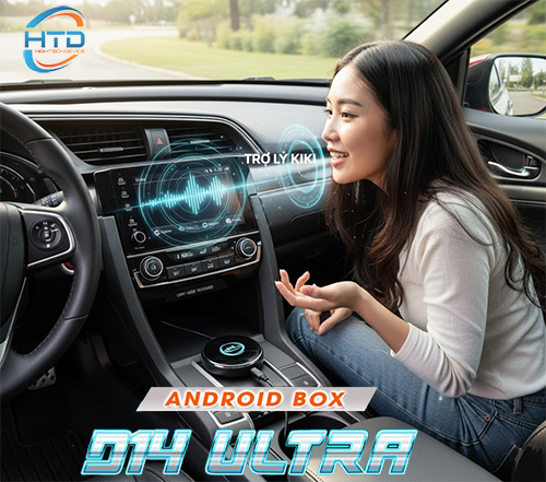Android Box cho Honda Civic RS không cần tháo màn hình.
