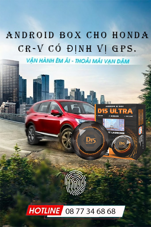 Android Box cho Honda CR-V có định vị GPS.