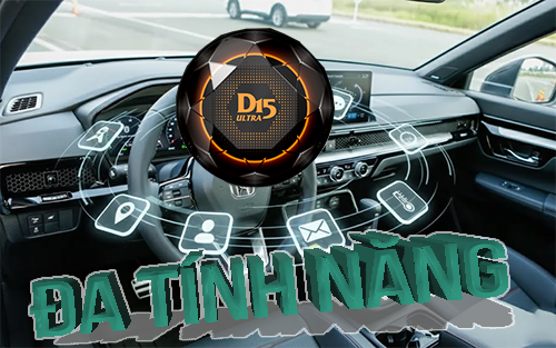 Android Box cho Honda CR-V L có ứng dụng Vietmap.