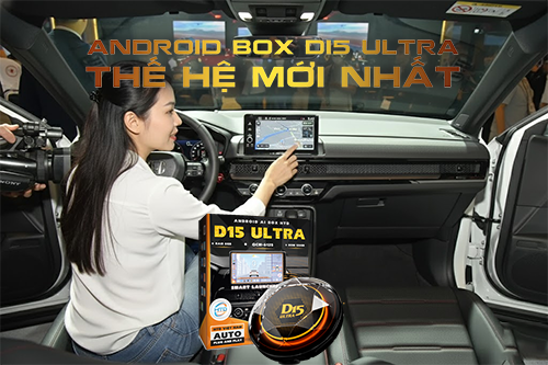 Android Box cho Honda CR-V L có ứng dụng Vietmap.