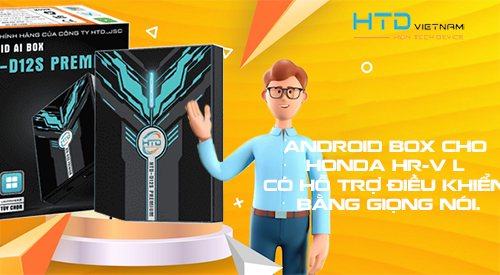 Android Box cho Honda HR-V L có hỗ trợ điều khiển bằng giọng nói.