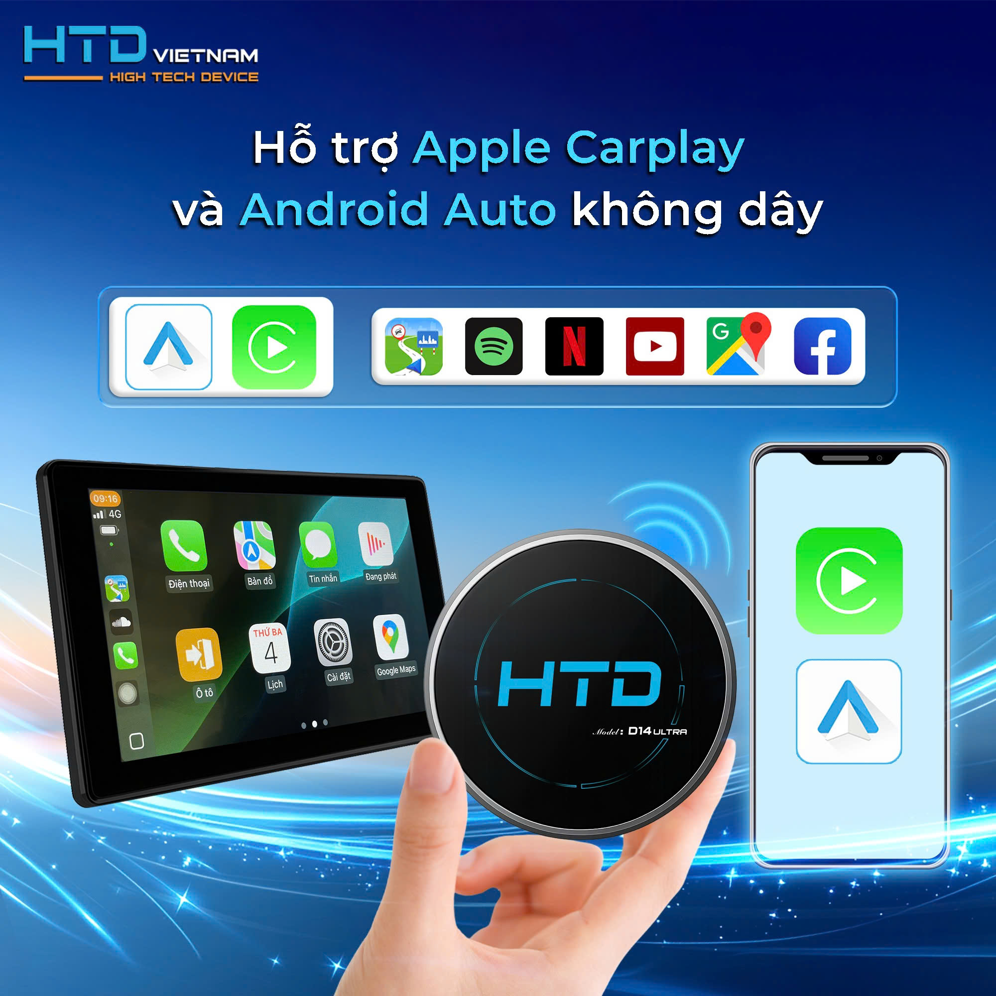 Android Box D14 Ultra New với công nghệ độc quyền chất lượng cao từ HTD