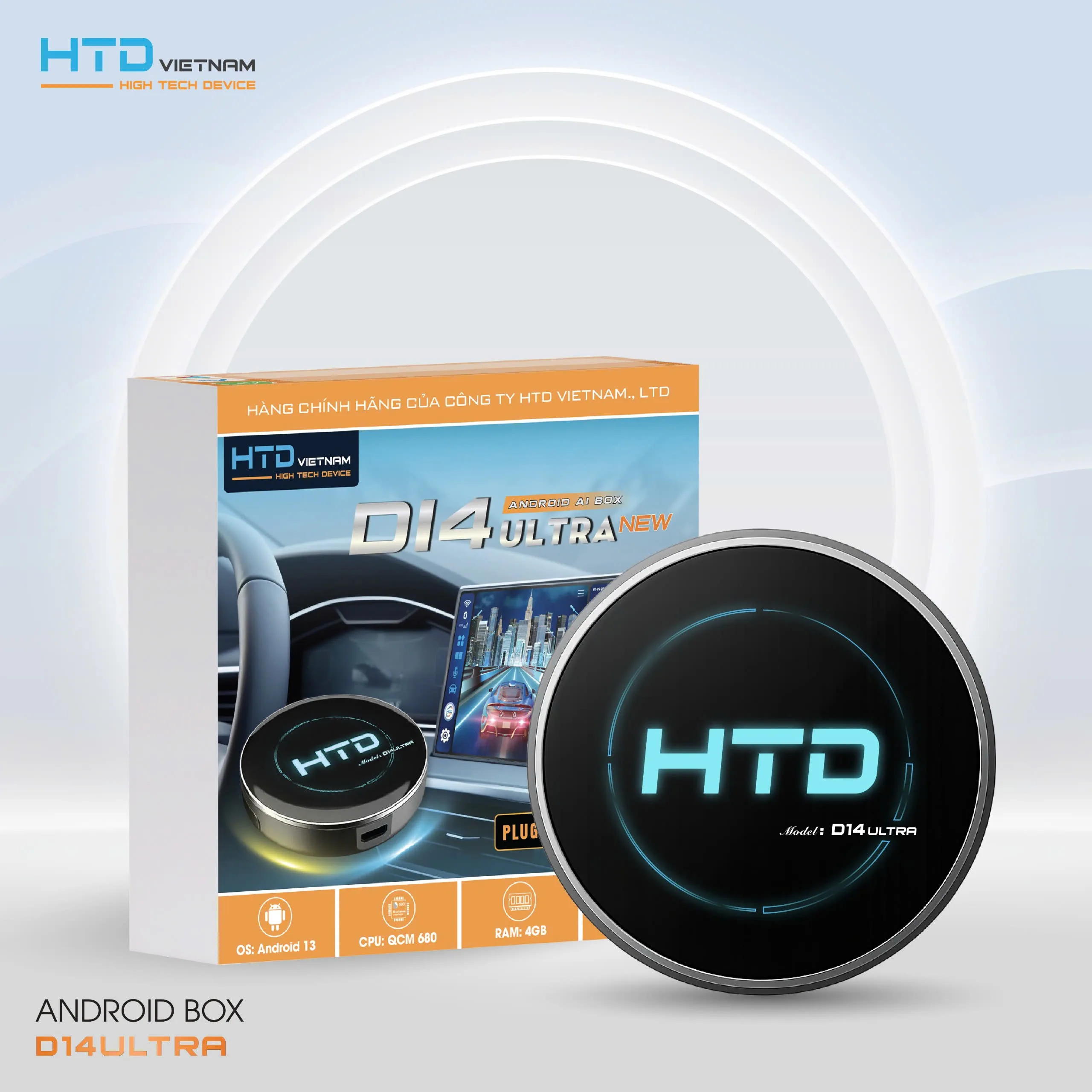 Android Box D14 Ultra New với công nghệ độc quyền chất lượng cao từ HTD