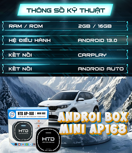 Android Box giá rẻ nhưng chất lượng cao cho KIA Sonet Luxury