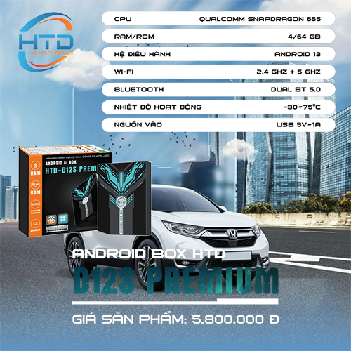 Android Box giá rẻ cho Honda CR-V G tốt nhất hiện nay.