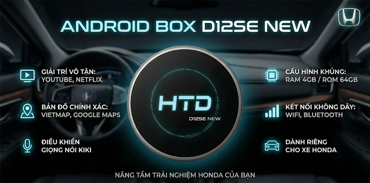 Android Box Không Dây Cho Honda City L Mới Nhất Hiện Nay
