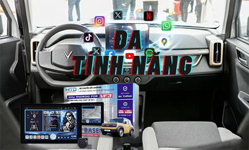 Bộ Chuyển Đổi Màn Hình Android VF3: Thiết Kế Tối Giản, Dễ Dàng Sử Dụng